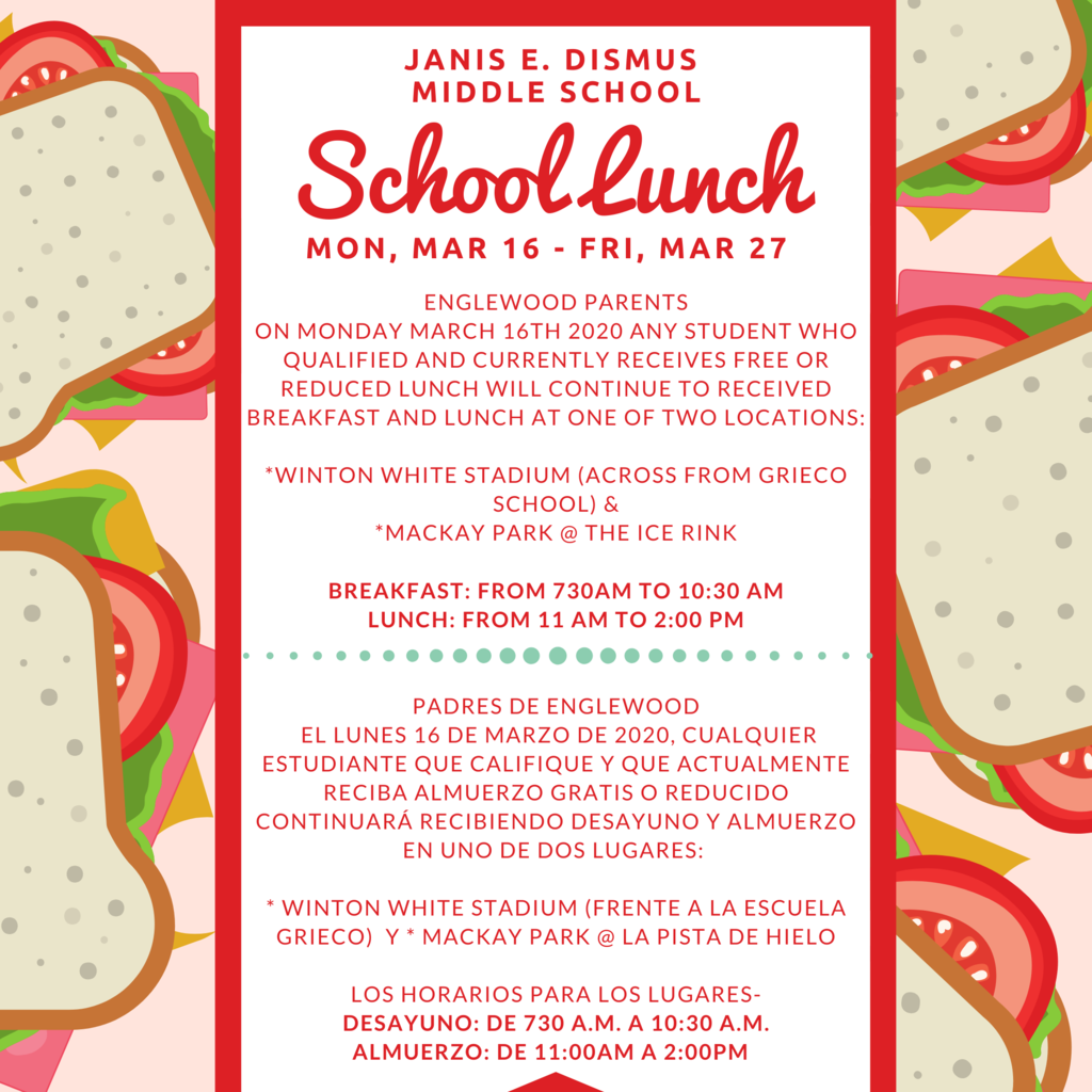School Lunch Info